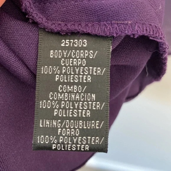 JS Boutique Purple Beaded Chiffon Dress - Picture 9 of 15